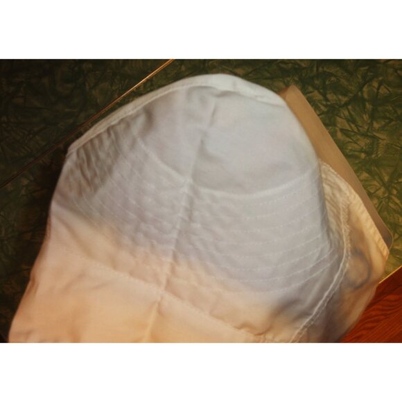 Vintage White Exquisite Form Bullet Bra 38 D circle stitch pointy bra pinup - Picture 5 of 7